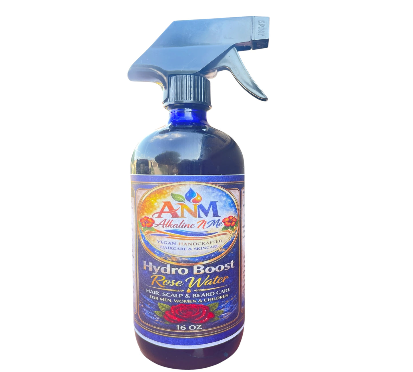 Hydro Boost RoseWater - Alkaline Botanical Hydration & Growth Treatment Mist