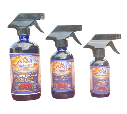 Hydro Boost RoseWater - Alkaline Botanical Hydration & Growth Treatment Mist