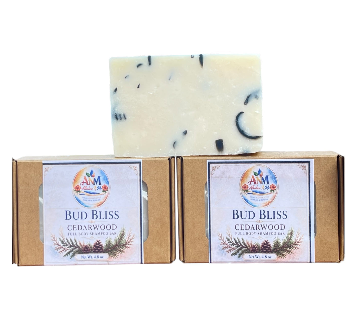 Bud Bliss Full Body Shampoo Bars - Cedarwood