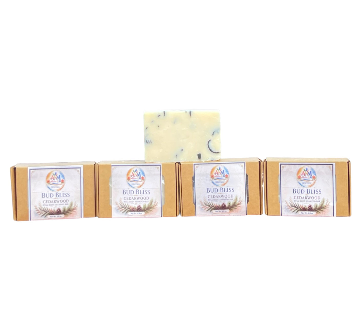 Bud Bliss Full Body Shampoo Bars - Cedarwood