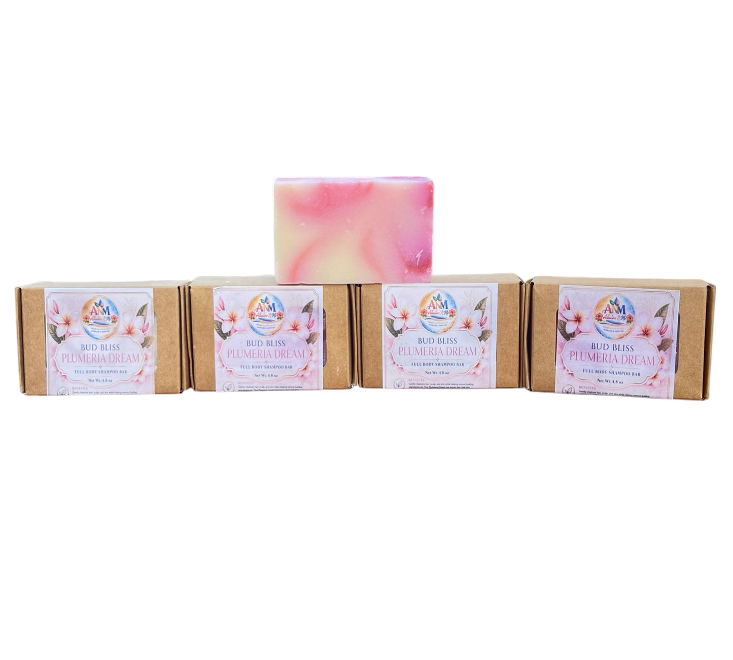 Bud Bliss Full Body Shampoo Bars - Plumeria Dream