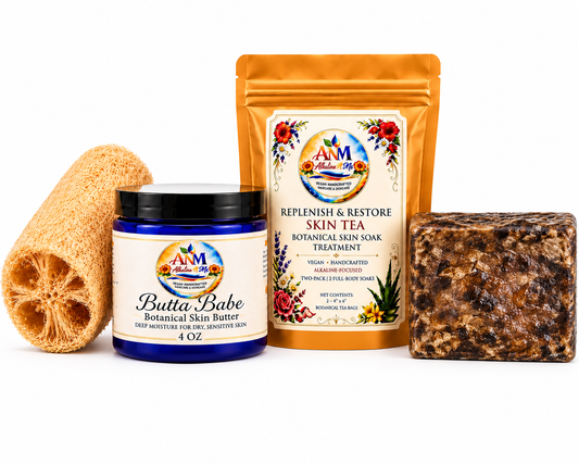 Glow & Restore Body Care Bundle – African Black Soap
