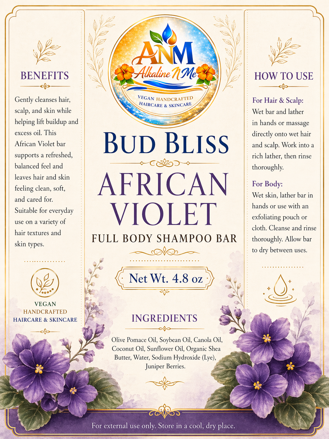 Bud Bliss Full Body Shampoo Bars - Variety Pack