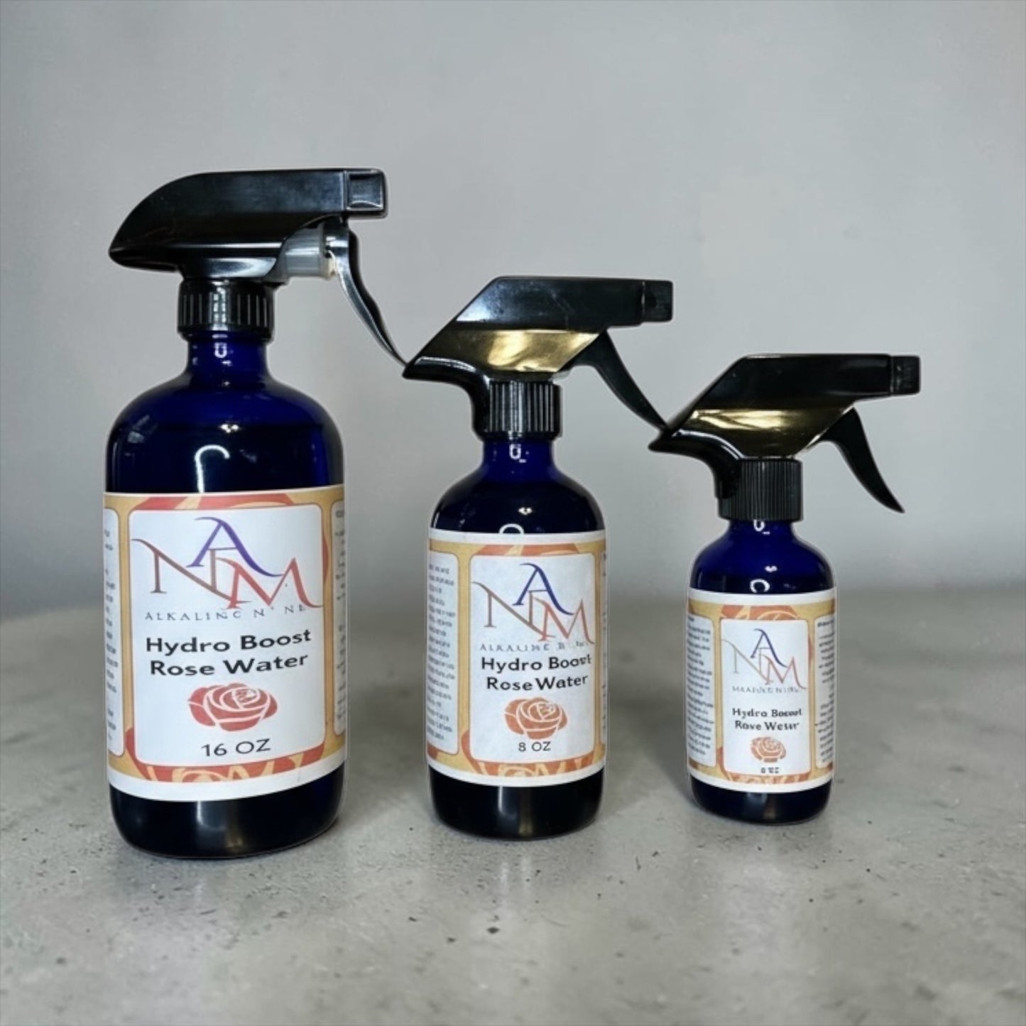 Hydro Boost RoseWater - Alkaline Botanical Hydration & Growth Treatment Mist